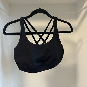Lululemon Black Strappy Sports Bra